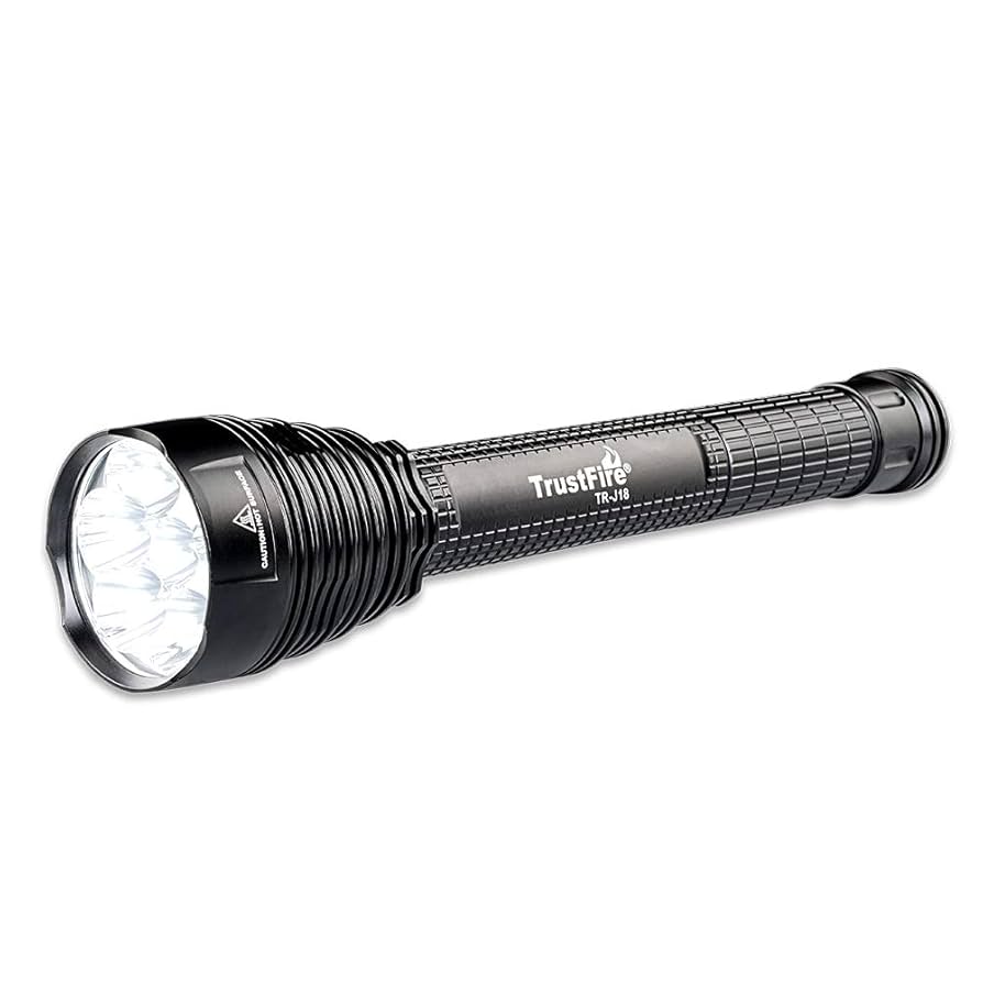 Amazon.com: TrustFire LED Flashlight, J18 Super Bright 8000